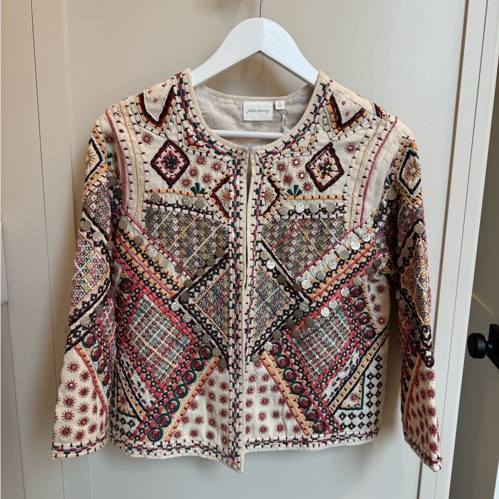 Julia Amory Anika Embroidered Jacket - Picture 2 of 3